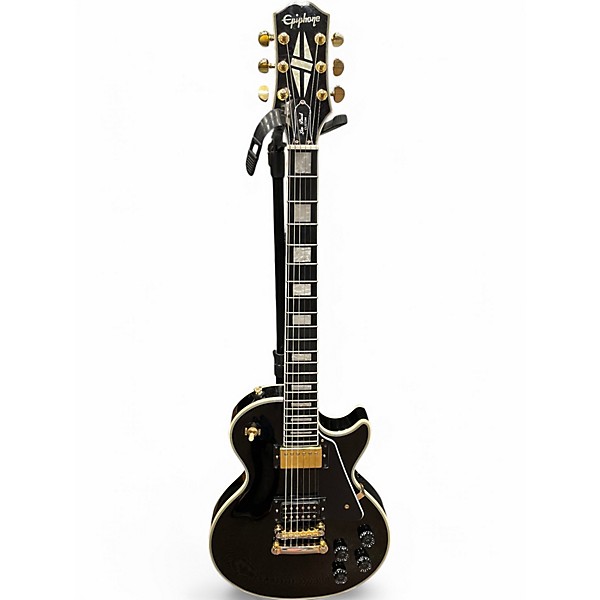 Used Epiphone Les Paul Custom Black Solid Body Electric Guitar,Specials : American Fashion Style Bags On Sale