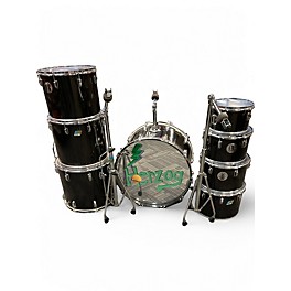 Used Ludwig 8 Piece OCTAPLUS BLACK Drum Kit