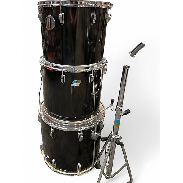 Used Ludwig 8 Piece OCTAPLUS BLACK Drum Kit