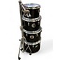Used Ludwig 8 Piece OCTAPLUS BLACK Drum Kit