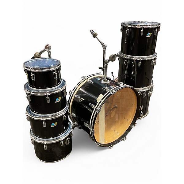 Used Ludwig 8 Piece OCTAPLUS BLACK Drum Kit