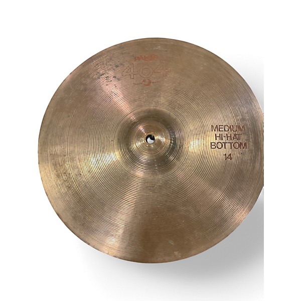 Used Paiste 14in 404 HIHAT PAIR Cymbal