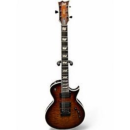 Used ESP LTD EC1000ET Trans Brown Solid Body Electric Guitar