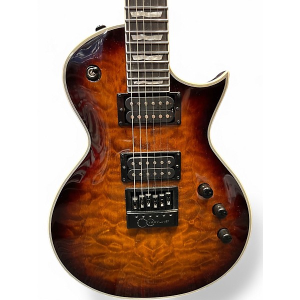 Used ESP LTD EC1000ET Trans Brown Solid Body Electric Guitar