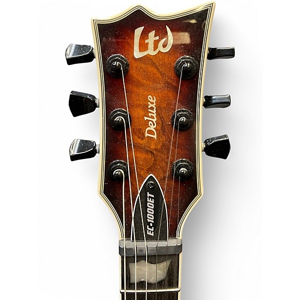 Used ESP LTD EC1000ET Trans Brown Solid Body Electric Guitar