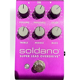 Used Soldano Super Lead Overdrive Purple Effect Pedal
