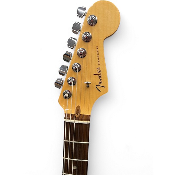 Used Fender American Deluxe Stratocaster Olympic Pearl Solid Body Electric Guitar