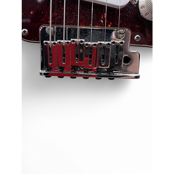 Used Fender American Deluxe Stratocaster Olympic Pearl Solid Body Electric Guitar