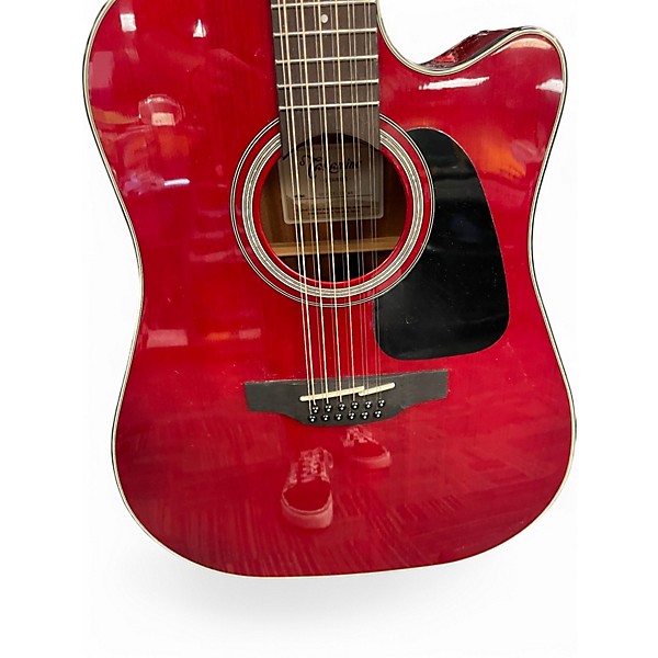 Used Takamine GD30CE-12 Wine Red 12 String Acoustic Electric Guitar
