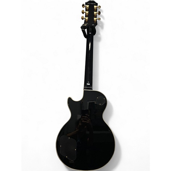 Used 2023 Epiphone Les Paul Custom Ebony Solid Body Electric Guitar
