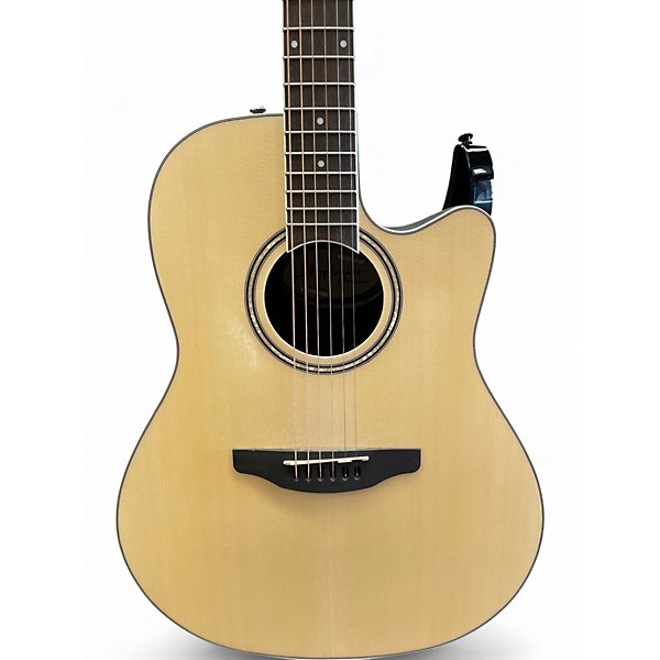 Used Applause AB24 Natural Acoustic Electric Guitar