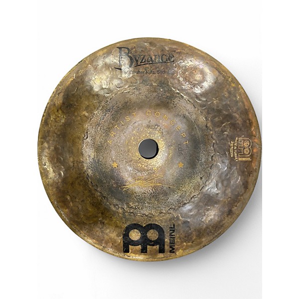 Used MEINL 6in Benny Greb Artist Concept Model Byzance Crasher Hats Cymbal