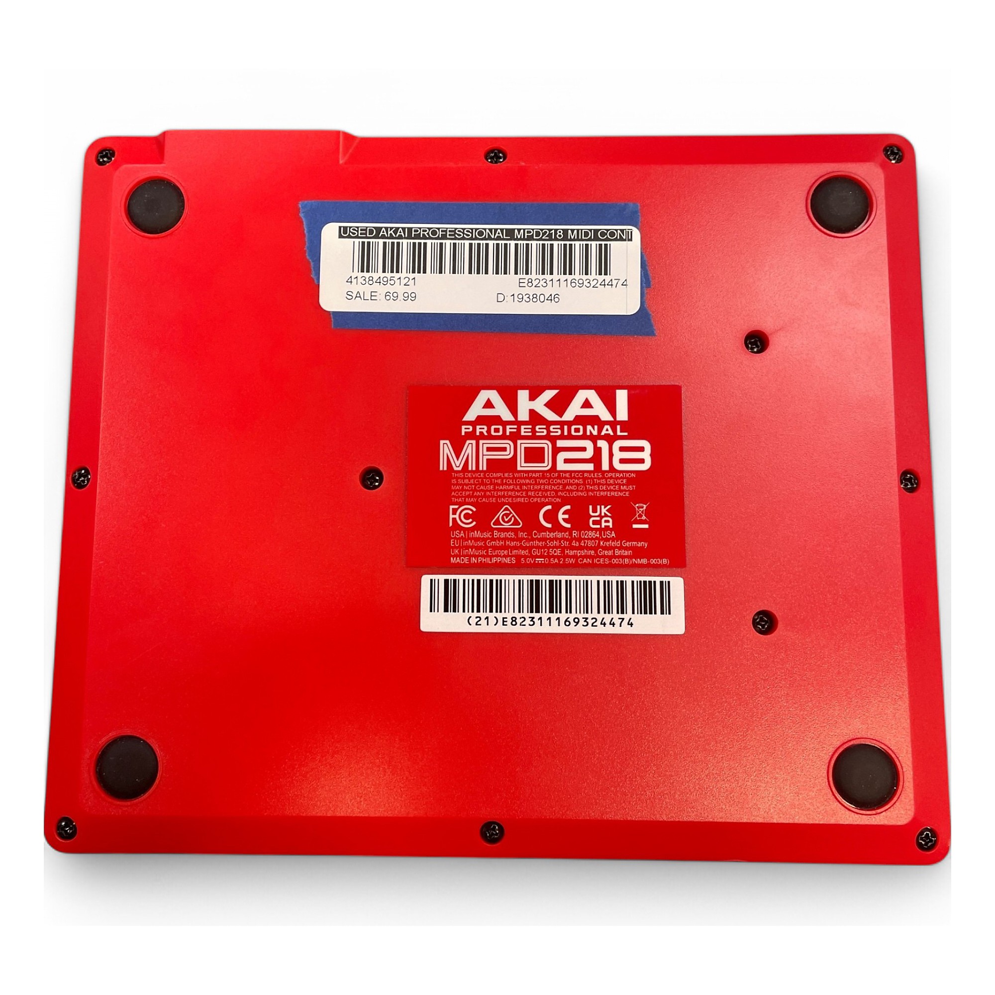 Used Akai Professional Used Akai Professional MPD218 MIDI