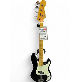 Used 2023 Fender American Professional II Precision Bass Black Electric Bass Guitar