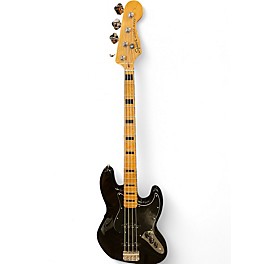 Used Squier Classic Vibe 70s Jazz Bass Black Electric Bass Guitar