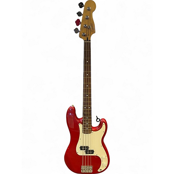 Squier エレキベース レッド Squier by Fender Contemporary Jazz Bass Laurel Fingerboard