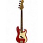 Used 1998 Squier Precision Bass Red Electric Bass Guitar thumbnail