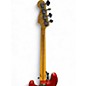 Used 1998 Squier Precision Bass Red Electric Bass Guitar