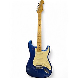 Used Fender American Ultra Stratocaster Metallic Blue Solid Body Electric Guitar