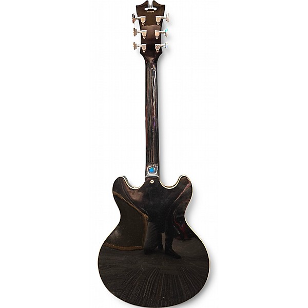Used D'Angelico Premier Series DAPDCSBKCSCB Black Hollow Body Electric Guitar
