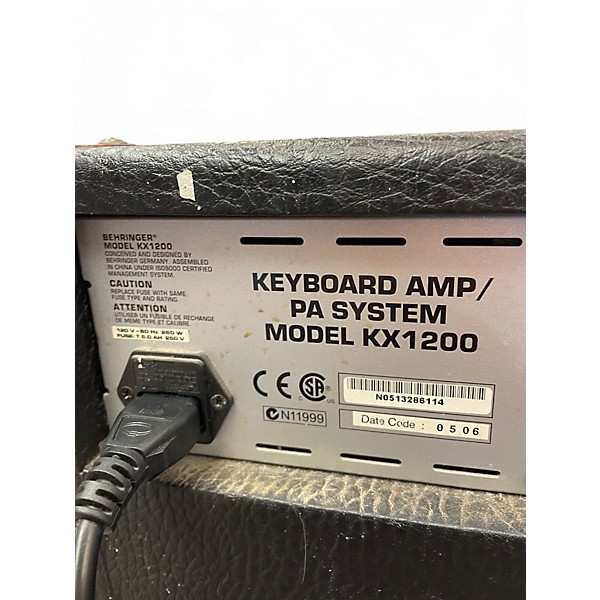 Used Behringer KX1200 Keyboard Amp