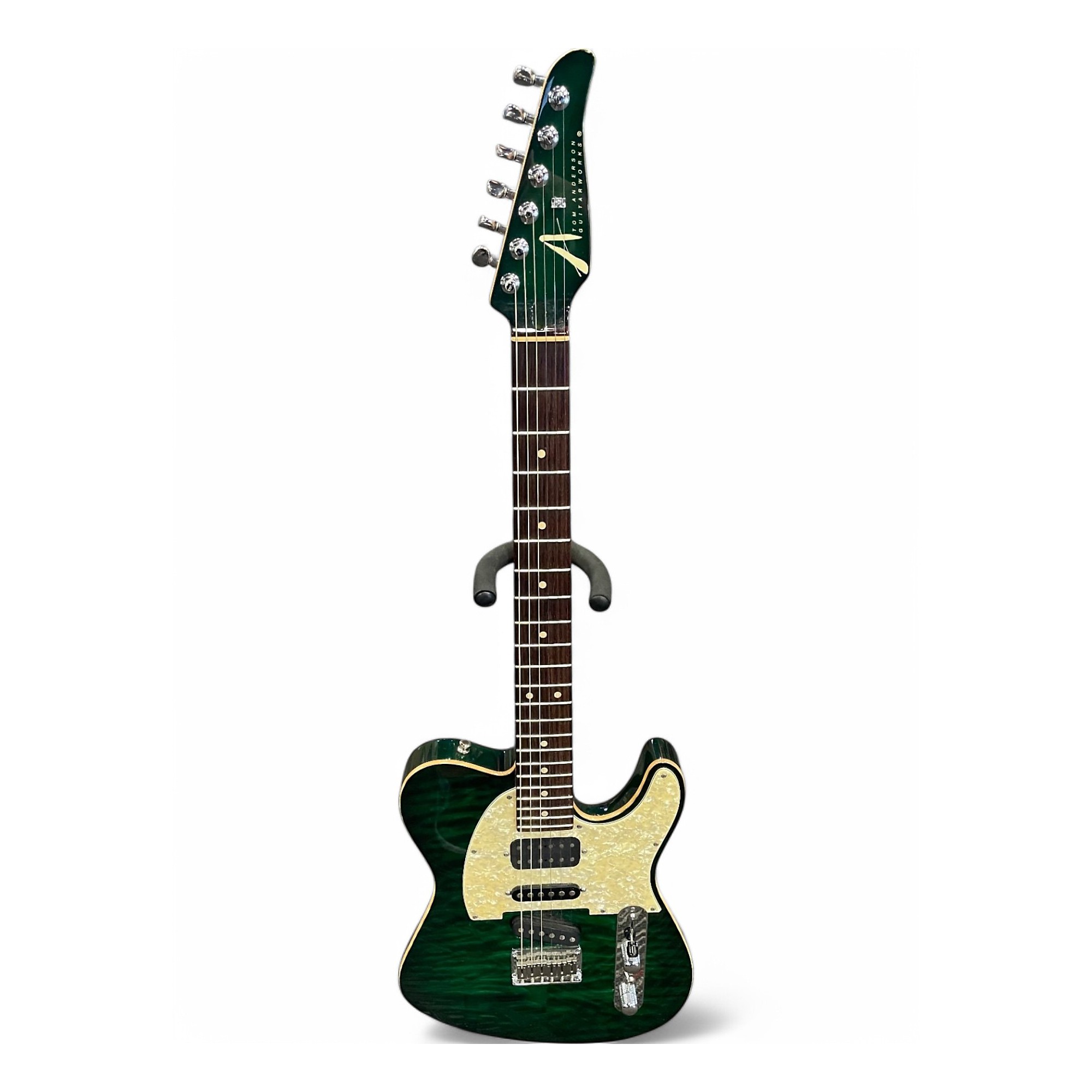 Used 2010 Tom Anderson Hollow T Classic QUILTED GREEN FOREST