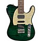 Used 2010 Tom Anderson Hollow T Classic QUILTED GREEN FOREST Hollow Body Electric Guitar