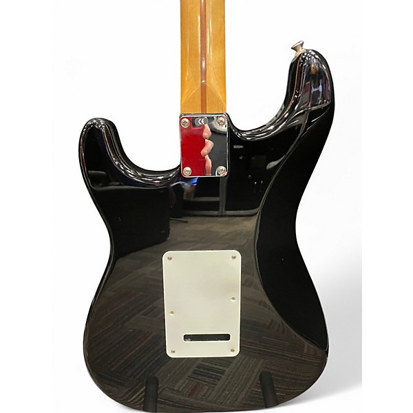 Used Fender Player Stratocaster Black Solid Body Electric Guitar