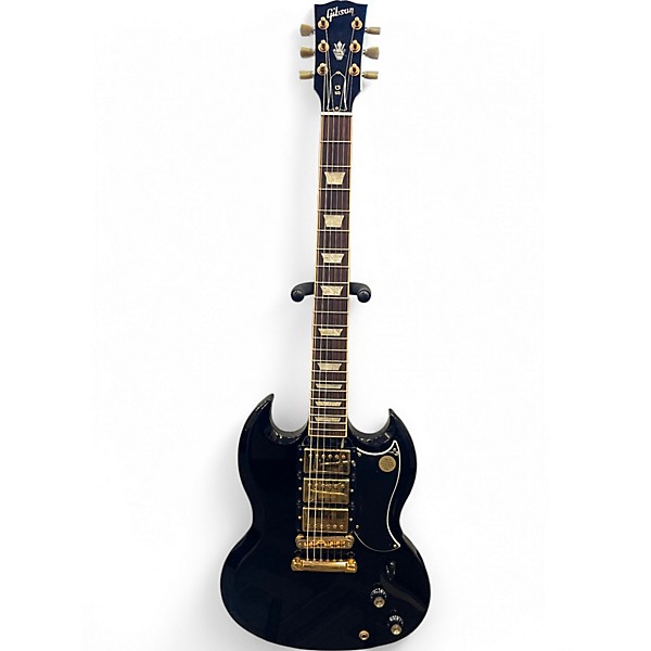 Used Gibson SG3 Black Solid Body Electric Guitar,Specials : American Fashion Style Bags On Sale