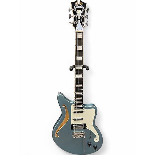 Used D'Angelico PREMIER BEDFORD Ice Blue Metallic Hollow Body Electric Guitar
