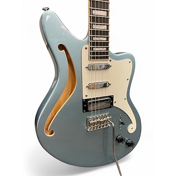 Used D'Angelico PREMIER BEDFORD Ice Blue Metallic Hollow Body Electric Guitar