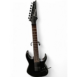Used Ibanez rg7420ex Black Solid Body Electric Guitar