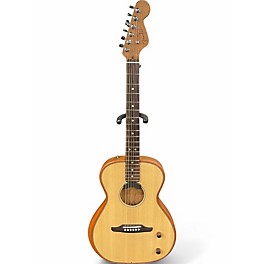 Used Fender Highway Parlor Natural Acoustic Electric Guitar