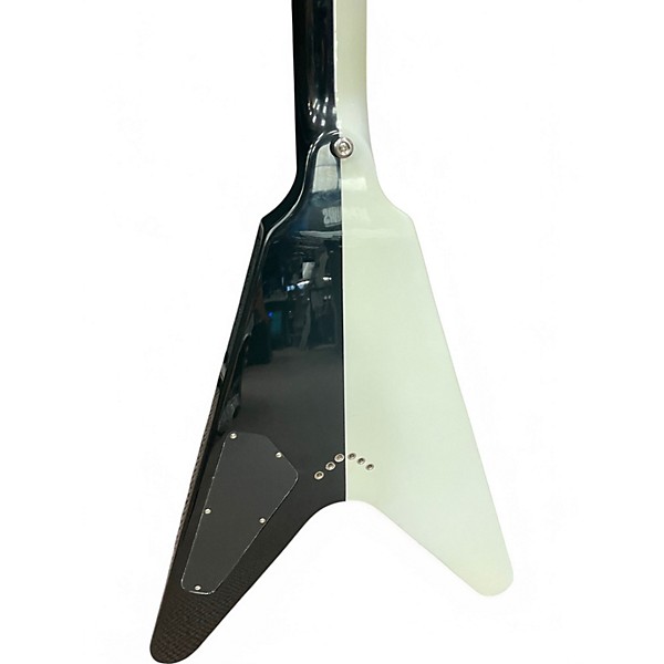 Used Dean Michael Schenker Standard Custom Black and White Solid Body Electric Guitar