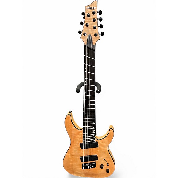 Used Schecter Guitar Research sls elite 7 Natural Solid Body Electric Guitar