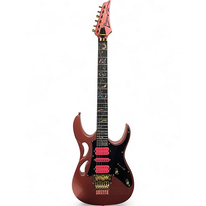 Used Ibanez Used Ibanez PIA3761 Steve Vai Panther Pink Solid Used Ibanez Used Ibanez PIA3761 Steve Vai Panther Pink Solid