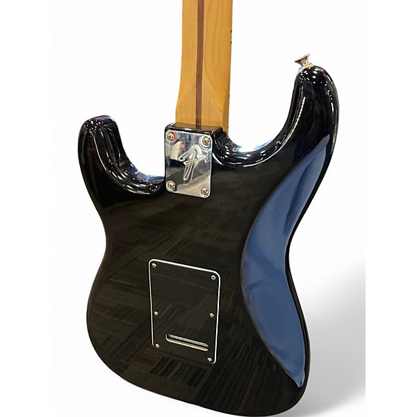 Used Fender Player Stratocaster Black Solid Body Electric Guitar