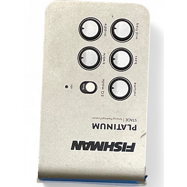 Used Fishman PROPLT101 Platinum EQ Pre With DI Acoustic Guitar Pickup