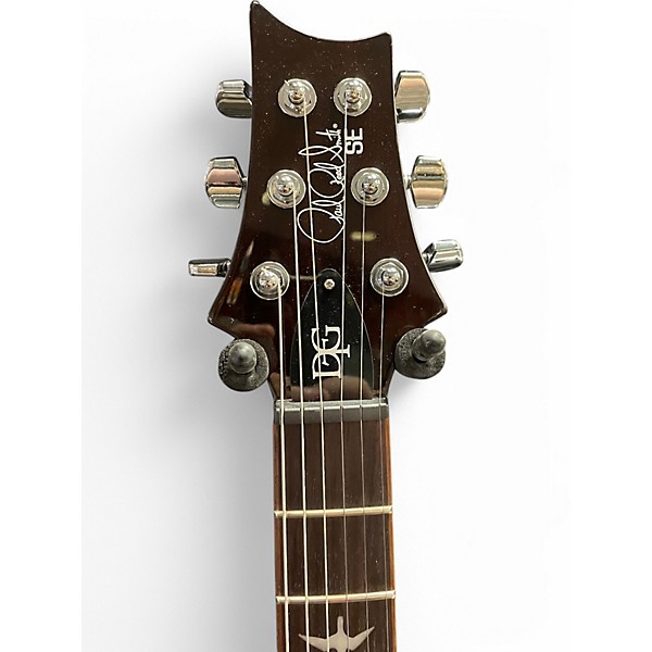 Used PRS SE DGT Birds McCarty Tobacco Sunburst Solid Body Electric Guitar