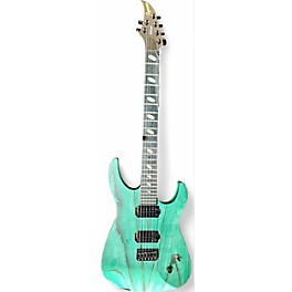 Used Dellinger fx-am dark green matte Solid Body Electric Guitar