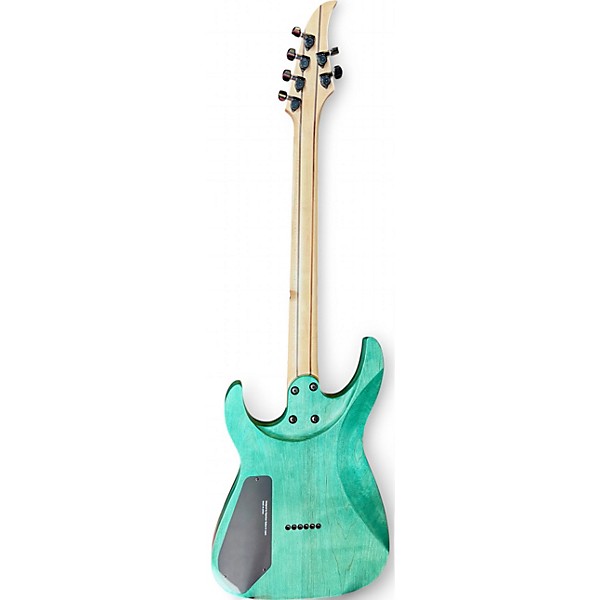 Used Dellinger fx-am dark green matte Solid Body Electric Guitar