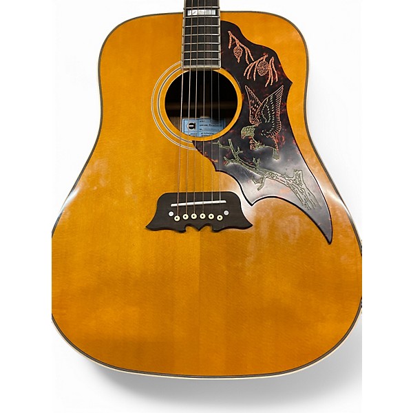 Used Epiphone Masterbilt Excellente Antique Natural Acoustic Electric Guitar