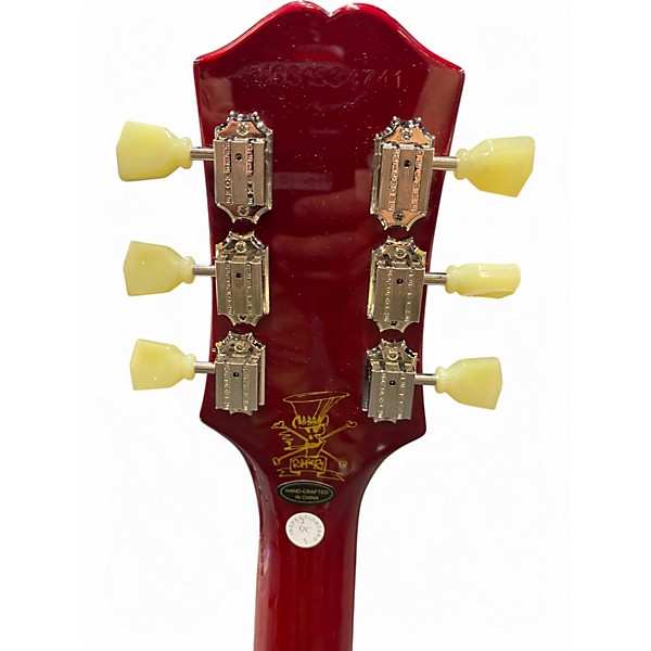 Used Epiphone SLASH LES PAUL STANDARD Vermillion Solid Body Electric Guitar