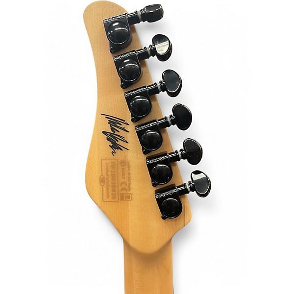 Used Schecter Guitar Research Guitar Research Miles Dimitri Crimson Red Burst Crimson Red Trans Solid Body Electric Guitar