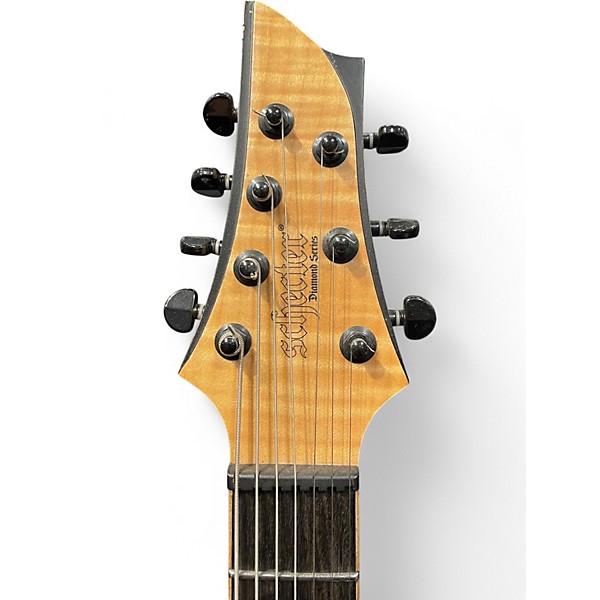 Used Schecter Guitar Research km7 mkii Natural Solid Body Electric Guitar