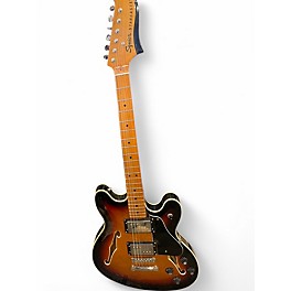 Used Squier Classic Vibe Starcaster 3 Color Sunburst Hollow Body Electric Guitar