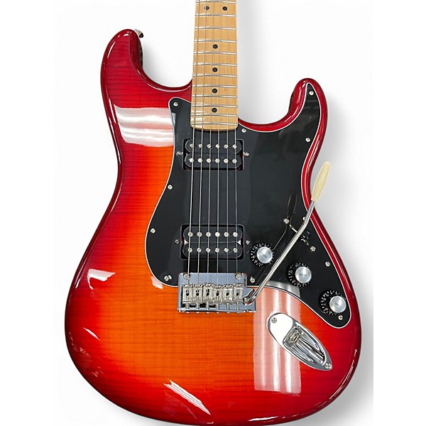 Used Fender Player Stratocaster Cherry Sunburst Solid Body Electric Guitar