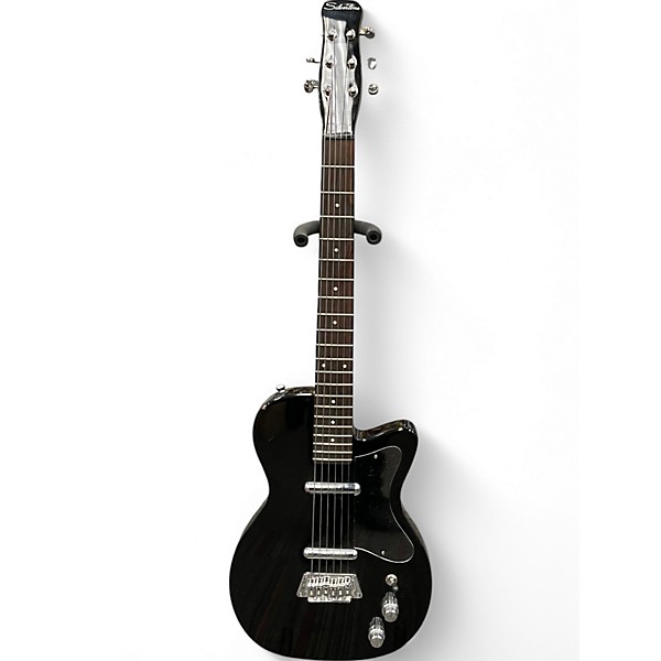 Used Silvertone 1303/U2 Reissue BLACK Solid Body Electric Guitar