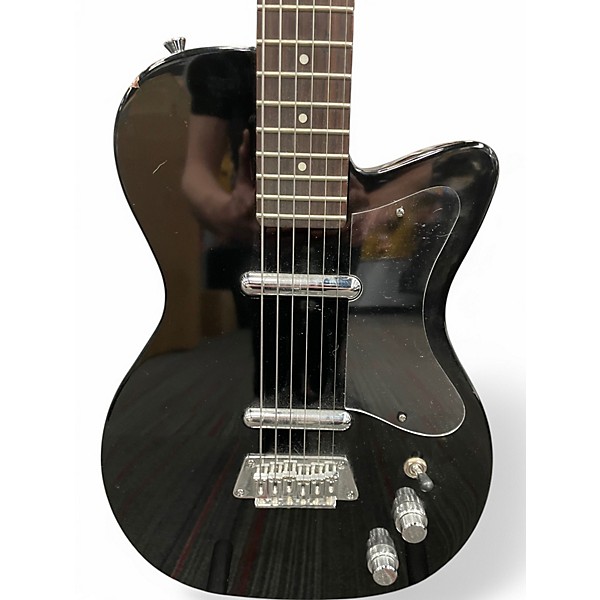 Used Silvertone 1303/U2 Reissue BLACK Solid Body Electric Guitar