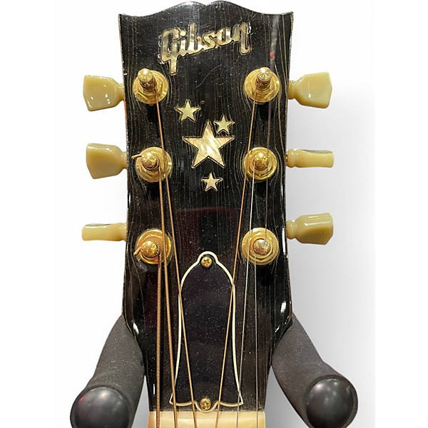 Vintage 1992 Gibson FLAME STARBURST Acoustic Electric Guitar